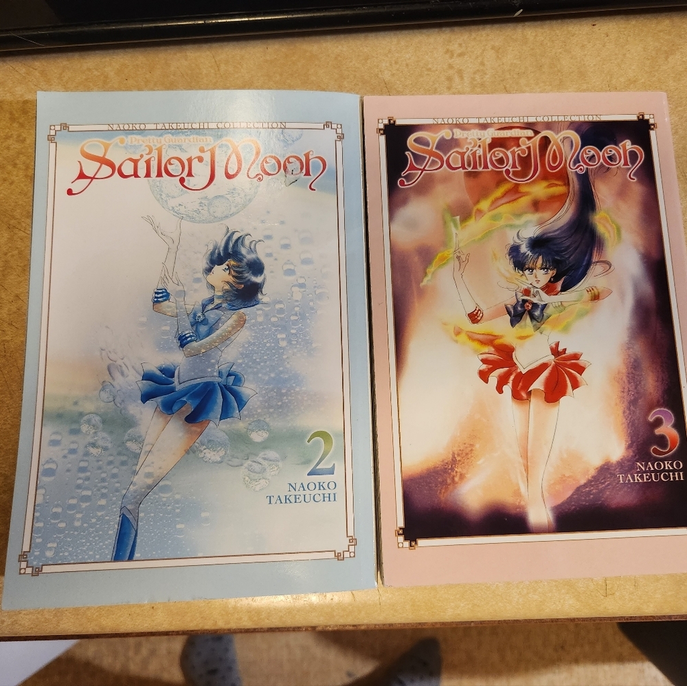 Sailor Moon manga Naoko Takeuchi Collection Books 2 & 3